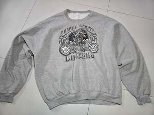 Vintage Y2K Orange County Choppers Gray Sweatshirt Crewneck Mens Large Biker